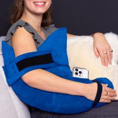 PRICES MAY VARY. Polyester ULTIMATE RECOVERY PARTNER - Find comfort & pressure relief for your neck, shoulder, and arms while sleeping, sitting, or riding a car. Our shoulder support pillow, fitting snugly under either armpit, provides you continuous comfort throughout your healing journey. CUSTOMIZED COMFORT - Enjoy personalized support with our broken rib pillow. Ensure a great fit with its hand strap and adjustable/detachable arm strap, easily adapting to your changing needs during recovery. Shoulder Surgery Recovery, Surgery Care Package, Rotator Cuff Surgery, Shoulder Impingement, Arm Sling, Surgery Gift, Arm Pillow, Shoulder Surgery, Frozen Shoulder