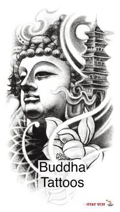 buddha tattoos with the words buddha on it