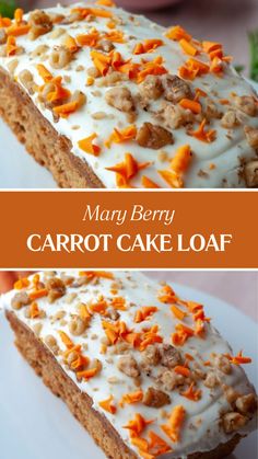 Mary Berry Carrot Cake Loaf Moist Carrot Loaf Recipe, Mary Berry Carrot Cake Recipe, Carrot Loaf Cake, Moist Carrot Cake Loaf Recipe, Carrot Loaf Recipe Healthy, Carrot Cake Bread Loaf, Carrot Cake Recipes, Mary Berry Recipes, Vegan Carrot Loaf Cake