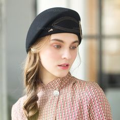 [US$ 36.00] Ladies' Elegant/Exquisite/Vintage Wool Beret Hat (196175260) Beret Hats, Ladies Hats, Wool Beret, Wool Berets, Beret Hat, Vintage Wool