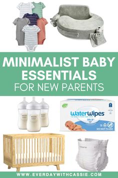 the top baby essentials for new parents to use in their newborn's nursery