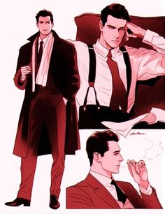 Men In Suits, 얼굴 그리기, 영감을 주는 캐릭터, Anime Poses, Handsome Anime, Art Reference Poses, Pretty Art