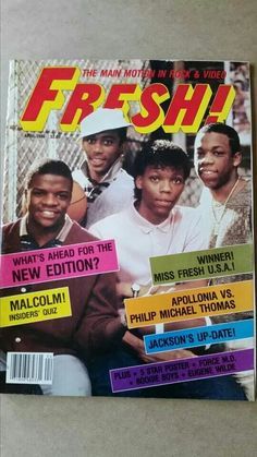 the front cover of fresh magazine with three men on it