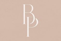 the letter b is shown in white on a pink background