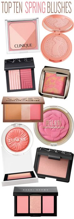 Top 10 Spring Blushes Blushes Makeup, Rosa Make-up, Personal Color, Spring Makeup, Makeup Reviews, Love Makeup, How To Apply Makeup, Top Ten, Beautiful Makeup