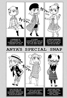 an info sheet describing how to use the anime character's name and their expressions