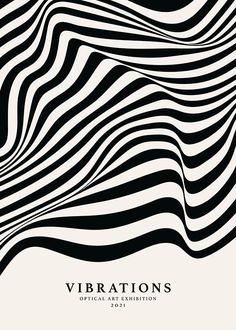 an abstract black and white background with wavy lines in the shape of a zebra's head