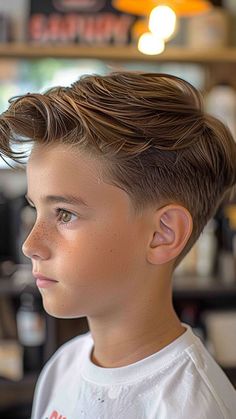 Middle School Boys Haircut, Versatile Haircut, Crew Cut Haircut, Boys Hairstyles, Haircut Names For Men