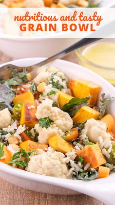 a white bowl filled with vegetables and rice