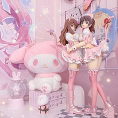 Pink Anime, Kawaii Core, Anime Figurines, Kawaii Room, Figure Poses, Kawaii Aesthetic, Anime Dolls, All Anime, My Soul