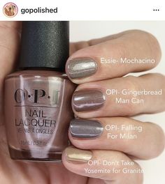 Nail Polish Art Designs, Opi Gel Nails, Opi Nail Polish, Neutral Nails, Opi Nails, Luxury Nails, Fabulous Nails, Healthy Nails