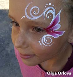 Swirls eye design Easter Face Paint, Face Painting Unicorn, Face Painting Images, Easy Face Painting Designs, Eye Face Painting, Fairy Face Paint, Festival Face Paint, Adult Face Painting, Girl Face Painting