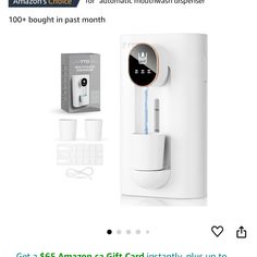 This is an automatic mouth wash dispenser that mounts to the wall and is easy to use!
Click link for more details.. Sensitive Teeth, Healthy Teeth, Mouthwash, Oral Hygiene