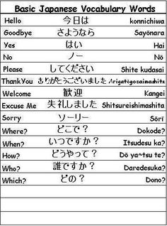 the basic japanese dictionary for beginners to learn how to use it in an english language