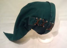 Link's Hat Link Hat, Zelda Costume, Link Costume, Zelda Wedding, Link Cosplay, Green Beanie, Dressy Hats, Zelda Cosplay, Cotton Beanie