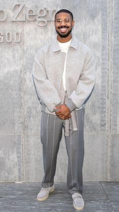 Mens 2023 Street Fashion, Michael B Jordan Street Style, Michael B Jordan Style Fashion, Michael B Jordan Style Casual, Michael B Jordan Outfits Casual, Michael B Jordan Outfits Fashion Styles, Micheal B Jordan Outfit Casual, Micheal B Jordan Outfit, Michael B Jordan Fashion