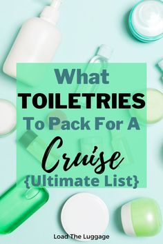 Toiletries are an important part of your cruise packing list.  Find out what toiletries to pack, which personal hygiene items to bring on a cruise, and what first aid supplies to pack when cruising.  You don't want to forget these items when traveling. Toiletries Packing List, Toiletries Packing, Cruise Packing List Caribbean, Caribbean Cruise Packing, Vacation Packing Checklist, Cruise Checklist, Pack For A Cruise, Disney Wonder Cruise, Cozumel Cruise