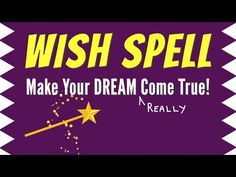 Dream Spell, Good Luck Spells, Health And Wealth, Luck Spells