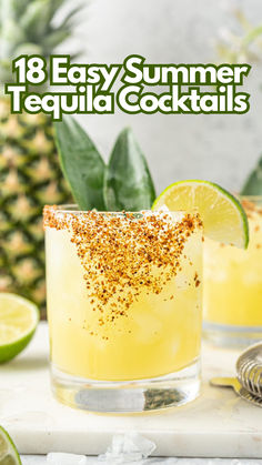 Summer Tequila Cocktails Pitcher Cocktails Tequila, Fruity Tequila Drinks, Sweet Tequila Cocktails, Healthy Tequila Drinks, Batch Cocktails Tequila, Best Tequila Cocktails, Batch Tequila Cocktails, Easy Tequila Drinks Simple, Simple Tequila Drinks