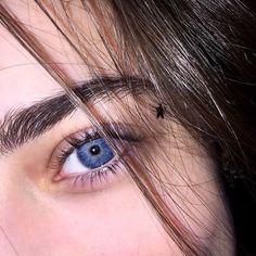 Dark Blue Hair, Eyes Beautiful, Pretty Blue Eyes, Clubbing Aesthetic