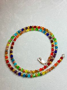 You will receive this exact necklace Cheap Rainbow Beaded Chain Necklace, Cheap Rainbow Beaded Chain, Crystal Rainbow, Rainbow Necklace, Crystal Chain, Beaded Necklaces, Chain Styles, Favorite Jewelry, Necklace Lengths