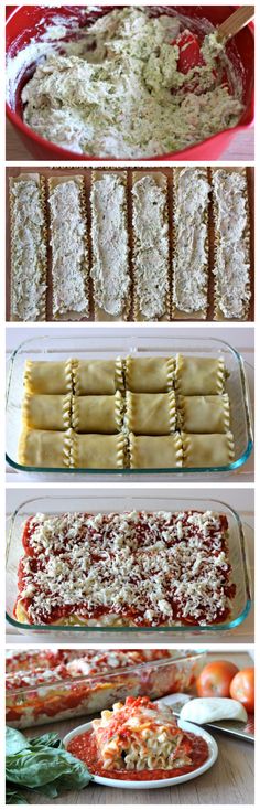 the steps to make lasagna casserole