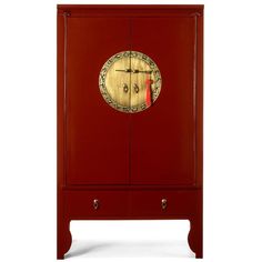 Lacquer Wedding Cabinet, Red Lacquer — Shimu Old Wood Furniture, Dressing Chair, Furniture Bookshelves