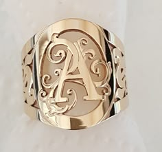 Luxury Heirloom Men's Ring With Initials, Letter Rings Gold For Men, Luxury Gold Men's Ring With Intricate Design, Luxury Gold Symbolic Men's Ring, Luxury Yellow Gold Coat Of Arms Signet Ring, Gold Jewellery India, Mens Ring Designs, Signet Rings Women, Unique Mens Rings