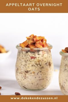 Appeltaart Overnight Oats