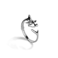 Hammerhead Shark Ring in White Gold - Maui Divers Jewelry Shark Ring, Shark Design, Preppy Jewelry, Hammerhead Shark, Cute Shark, Gem Diamonds, Shark Week, Silver Shop, Jewelry Repair