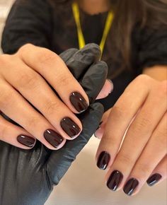 Short Gel Nails Black, Kutek Disney, Short Gel Nails, Nagel Tips, Business Savvy, Her Nails