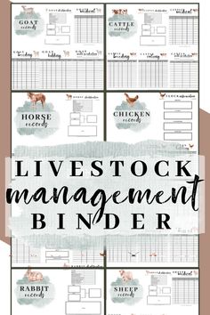 the livestock management bind is shown with text overlaying it