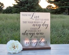 In Memory Of Table, Memorial Table Sign, Wedding Luminaries, Memorial Table, Wedding Remembrance, Wedding Ceremony Decorations Outdoor, Bush Wedding, Wedding Memorial Sign, Rustic Outdoor Wedding