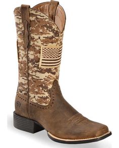 Cowgirl Truck, Cowgirl Boots Square Toe, Cowgirl Boots Square Toed, Cute Cowgirl Boots, Camo Boots, Country Shoes, Western Shoes, Boots Ideas, Wedding Boots