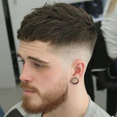 Caesar Haircut, Low Fade Haircut, Men Haircut Styles, Cool Hairstyles For Men, Mens Haircuts Fade, Corte De Cabelo Masculino, Mens Haircuts Short