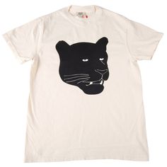 Hello Panther Tee - Cream — LORIEN STERN Funky Tees, Fit Pics, Cream T Shirt, Shirt Illustration, Guys Clothing Styles, Fashion Graphic, Men Fashion Casual Outfits, Graphic Tee Shirts, Funny Tees