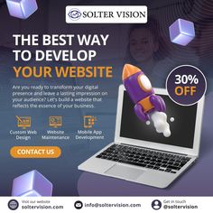 the best way to develop your website is to use it as an ad