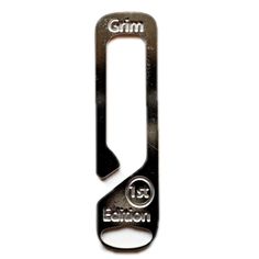 a bottle opener with the word gin on it