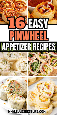 A collection of pinwheel sandwiches. Pinwheel Sandwich Recipes, Pinwheel Sandwiches, Pizza Appetizers, Appetizer Sandwiches, Healthy Fitness Meals, Pinwheel Recipes, Best Appetizer Recipes, Christmas Food Desserts, Favorite Appetizers