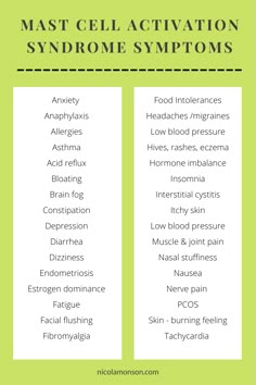 Mast Cell Disease, Mass Cell Activation Syndrome, Heds Symptoms, Mast Cell Activation Syndrome Symptoms, Mast Cell Activation Syndrome Diet, Mcas Awareness, Histamine Intolerance Symptoms, Mold Illness