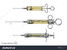 an old syssor with two handles and one end open, on a white background