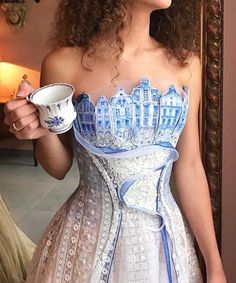 Pastel Cupcakes, Festival Looks, Fantasy Fashion, Mode Inspiration, Fancy Dresses, A Dress, Costume Design, Dream Dress, Blue Dress