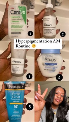 Hyperpigmentation Skincare, Skin Care Hyperpigmentation, Black Skin Care, Skin Care Tutorial, Clear Skin Tips