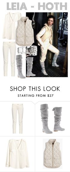 a white outfit and boots with text that says shop this look starting from $ 32