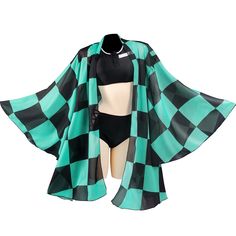 PRICES MAY VARY. Chiffon,Spandex Drawstring closure Cheap Front Print Tops For Cosplay, Grungy Bathing Suits, Cheap Harajuku Tops For Cosplay, Under Cover Costume, Shark Swimsuit, Demon Slayer Tanjiro, Anime Summer, Suit Cosplay, Summer Bathing Suits