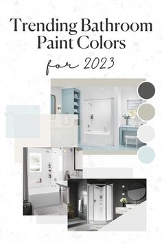 5 Trending Bathroom Paint Colors for 2023Want to give your bathroom a new lease on lifeTry softsoothing hues or boldunexpected shadesUse the most popular bathroom paint colors for 2023Bathroom BathroomInterior BathroomTrends BathroomDesign Bathroom Paint Colours 2023, Bathroom Wall Colors 2023, Paint Colors For White Bathroom, 2023 Bathroom Color Trends Sherwin Williams, Bathroom Wall Color Ideas Modern, Popular Bathroom Paint Colors 2023, Trendy Bathroom Colors 2023, 2023 Bathroom Colors, 2023 Guest Bathroom Trends