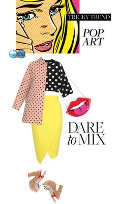 Pop Art Dress Fashion, Pop Art Style Fashion, Pop Art Outfit, Pop Art Dress, Pop Art Costume, Pop Art Party, Comic Dress, Art Gala