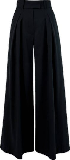 Pleated Palazzo Pants, Black Palazzo Pants, Maxi Pants, Black Wide Leg Pants, Color Fabric, Deep Black, Palazzo Pants, Wide Waistband, Black Pants