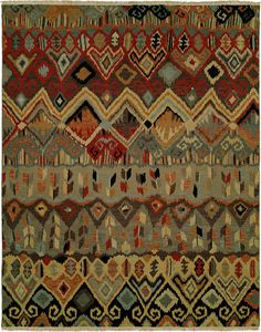 Ancient Boundaries Sena SEN-40 Area Rug main image Upholstry Fabric, Blue Earth, Southwestern Area Rugs, Southwestern Rug, Transitional Rug, Artisan Rugs, Rug Woven, Rug Brown, Abstract Geometric Pattern