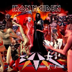 Iron Maiden - Dance Of Death Worst Album Covers, Ghost Band, Lp Albums